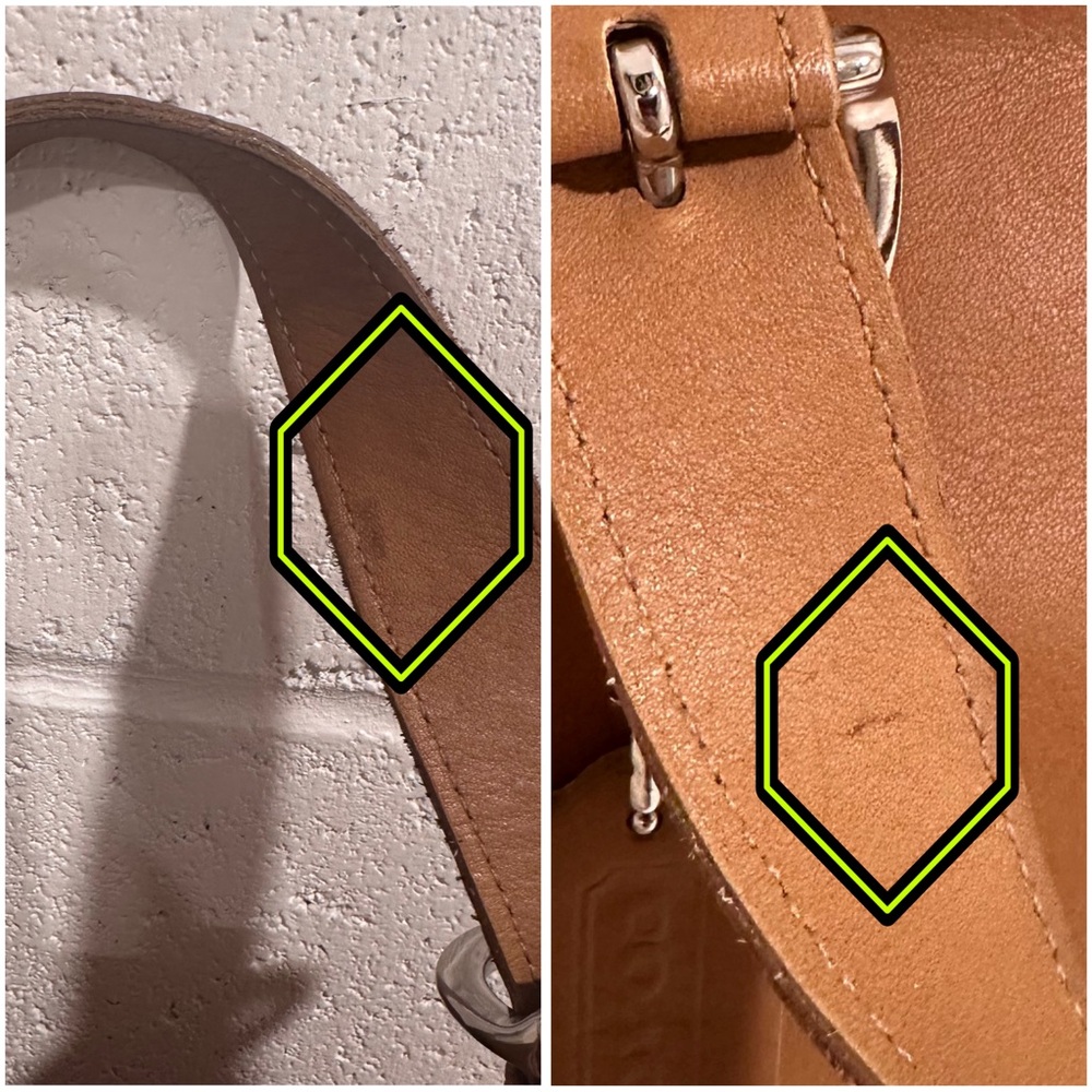 Vintage Coach Waverly Mini Tote Handbag in Saddle/Tan/Buckskin/Camel EUC No.4133 - Picture 15 of 17